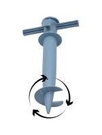 PARASOLOVÁ PODLOŽKA 30x17x6 cm MODRÁ