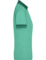 Daiber JN 705 Dámské žerzejové melírované polo 02.0705 green melange/dark green Daiber JN 705 Dámské žerzejové melírované polo 02.0705 green melange/dark green