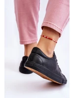 Dámské klasické kožené tenisky Černé Misima Dámské klasické kožené tenisky Černé Misima