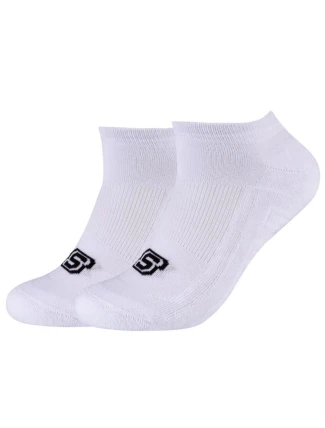 Skechers 2PPK Basic Cushioned Sneaker Socks SK43024-1000 White 39-42 Skechers 2PPK Basic Cushioned Sneaker Socks SK43024-1000 White 39-42
