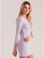 Šaty EN SK 3762.03 tmavě lila Šaty EN SK 3762.03 tmavě lila