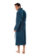 Unisex župan se šálovým límcem TAMPA 2149 6430 petrolejová - Vestis