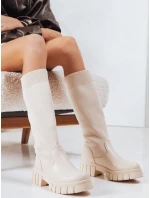 FashionStreet béžové dámské boty ZY1242