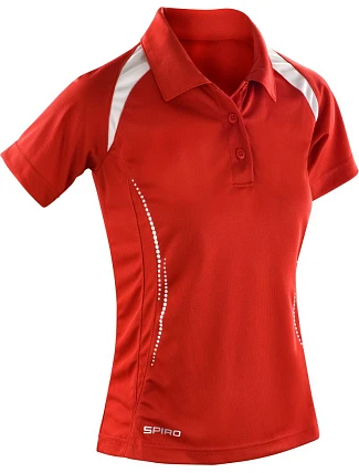 Spiro S 177F Dámské týmové piqué polo 29.177F red/white Spiro S 177F Dámské týmové piqué polo 29.177F red/white