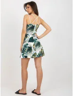 NM SK šaty V6659 1.86 bílá a zelená NM SK šaty V6659 1.86 bílá a zelená