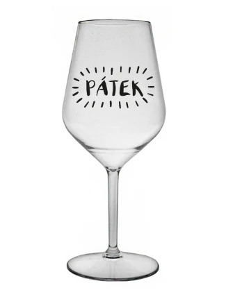 PÁTEK - čirá nerozbitná sklenice na víno 470 ml PÁTEK - čirá nerozbitná sklenice na víno 470 ml