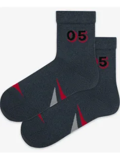 CHLAPECKÉ VZOROVANÉ PONOŽKY 11-15 LET W022