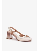 Sandály na podpatku  model 209777 Step in style