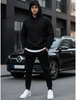 Pánská mikina s kapucí černá BX2028