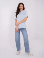 Tričko D12022M02842A světle modré