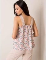 Dámský top D50016F11003A světle béžový