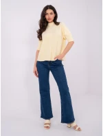 Jumper MI SW 0512.77 světle žlutý Jumper MI SW 0512.77 světle žlutý