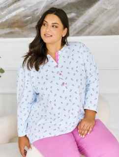 Taro Yolanda 3462 dlouhé/r 2XL-4XL Z25/26 dámské pyžamo