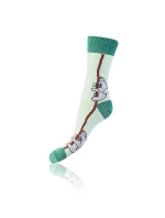 Dárková krabička zábavných crazy ponožek 4 páry CRAZY SOCKS BOX - BELLINDA - světle zelená Dárková krabička zábavných crazy ponožek 4 páry CRAZY SOCKS BOX - BELLINDA - světle zelená