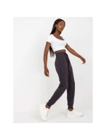 Grafitové tepláky basic s kapsami (B-005.53)