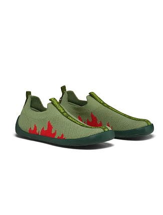 Pletené pantofle typu barefoot Affenzahn Flinky Dragon (01397-20110)