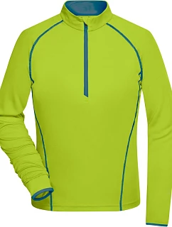 Daiber JN 497 Dámské funkční tričko s dlouhým rukávem 02.0497 bright yellow/bright blue