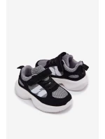 Dětské Sportovní Boty Tenisky Na Suchý Zip Černé Šedé Selinea