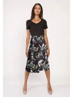 Dámská sukně SP119 černá mix - Lanti Dámská sukně SP119 černá mix - Lanti