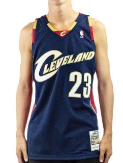 Mitchell &Ness Cleveland Cavaliers NBA Swingman Jersey Lebron James M SMJYGS18156-CCANAVY08LJA pánské oblečení
