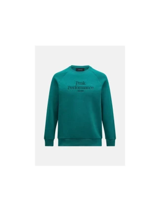 Peak Performance M Original Crew zelená mikina