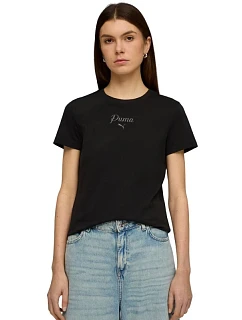 Dámské tričko Puma ESS Script Tee černé 691760 01