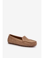 Dámské semišové mokasíny tmavě béžové Ranica Dámské semišové mokasíny tmavě béžové Ranica