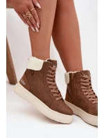 Dámské zimní boty s kožíškem Lee Cooper LCJ-25-01-3735 hnědé Dámské zimní boty s kožíškem Lee Cooper LCJ-25-01-3735 hnědé