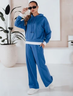 Dámská tepláková souprava SANELIS modrá FashionStreet AY0991