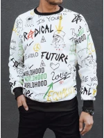 FashionStreet pánská bílá mikina BX5757