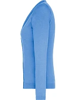 Daiber JN 660 Dámský pletený cardigan s výstřihem do V 02.0660 glacier blue Daiber JN 660 Dámský pletený cardigan s výstřihem do V 02.0660 glacier blue