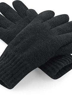 Beechfield B 495 Thinsulate™ pletené rukavice 53.0495 black