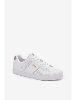 Dámské perforované tenisky Big Star TT274291 Bílé
