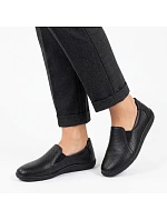 Dámské barefoot ažurové kožené polobotky M.Daszynski OL38-2