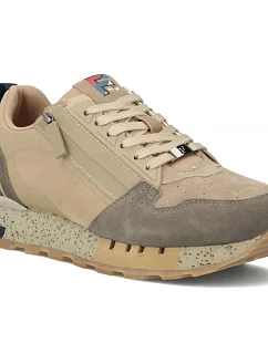 Pánské kožené polobotky béžové Filippo MSP7836