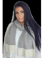 Dámská šála MEGAN šedá-béžová - Kamea Dámská šála MEGAN šedá-béžová - Kamea