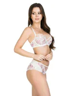 Dámská podprsenka FOLK BALCONETTE 19103 MILK