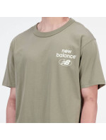 Pánské tričko New Balance Essentials Reimagined Cott CGN M MT31518CGN
