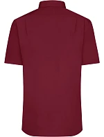 Daiber JN 680 Popelínová košile s krátkým rukávem 02.0680 wine Daiber JN 680 Popelínová košile s krátkým rukávem 02.0680 wine