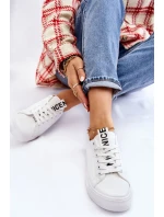 Dámské Tenisky Klasické Bílé Ville