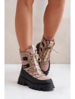 Dámské Sněhule Na Zip Lee Cooper LCJ-24-47-3143 Béžové Dámské Sněhule Na Zip Lee Cooper LCJ-24-47-3143 Béžové