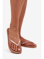 Dámské Japonské Pantofle Světle Hnědé 4FMM00FFLIF018-82S
