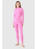 Termální prádlo Drapana (dole) dámské legíny 4F 4FWAW24UBRUF075-55S fuchsiová