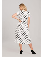 Look Made With Love Šaty N20 Polka Dots Black/White