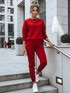 Dámská tepláková souprava ARIELLA PREMIUM červená FashionStreet AY0732