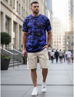 Pánské modré moro tričko FashionStreet RX5595
