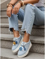 Dámské tenisky na platformě modré FashionStreet ZY1416