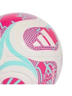 Adidas World Cup 26 Trionda Club fotbalový míč bílý, růžový a modrý JD8054