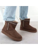 Dámské sněhule semišové hnědé Potocki 06303