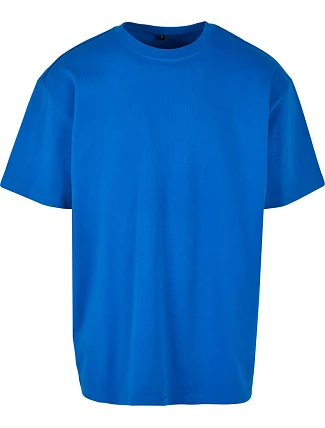 Build your Brand BY 102 Oversize tričko z těžké bavlny 56.0102 cobalt blue